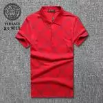 versace t-shirt hommes v-head versace red